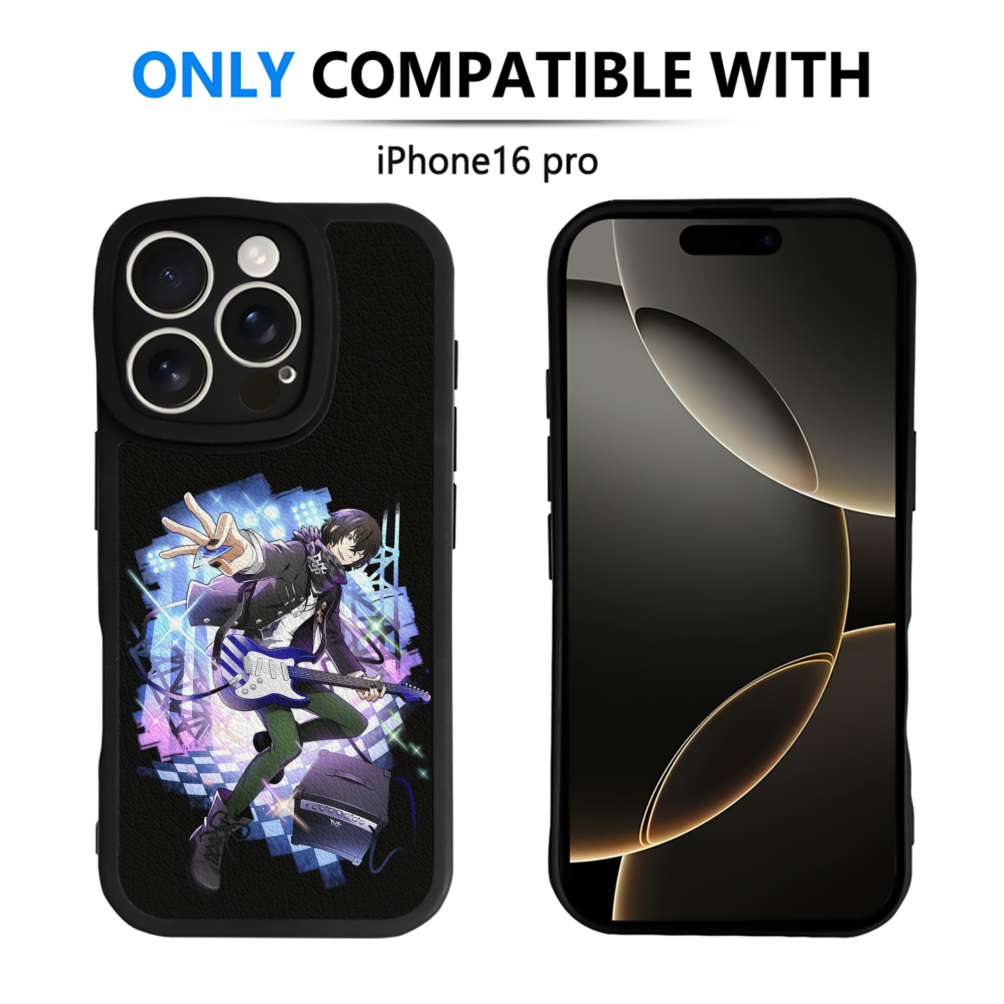 （画像用） 文豪ストレイドッグス Bungo Stray Dogs 【iPhone 16シリーズ対応】シリコンスマホケース（レザー調） 材質：シリコン